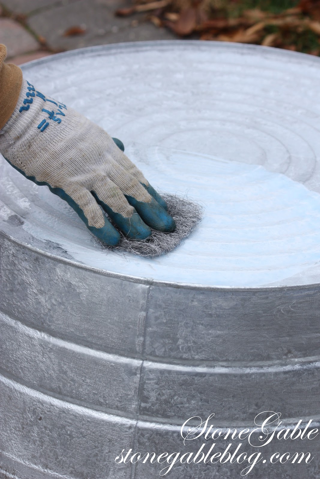HOW TO AGE A GALVANIZED METAL StoneGable