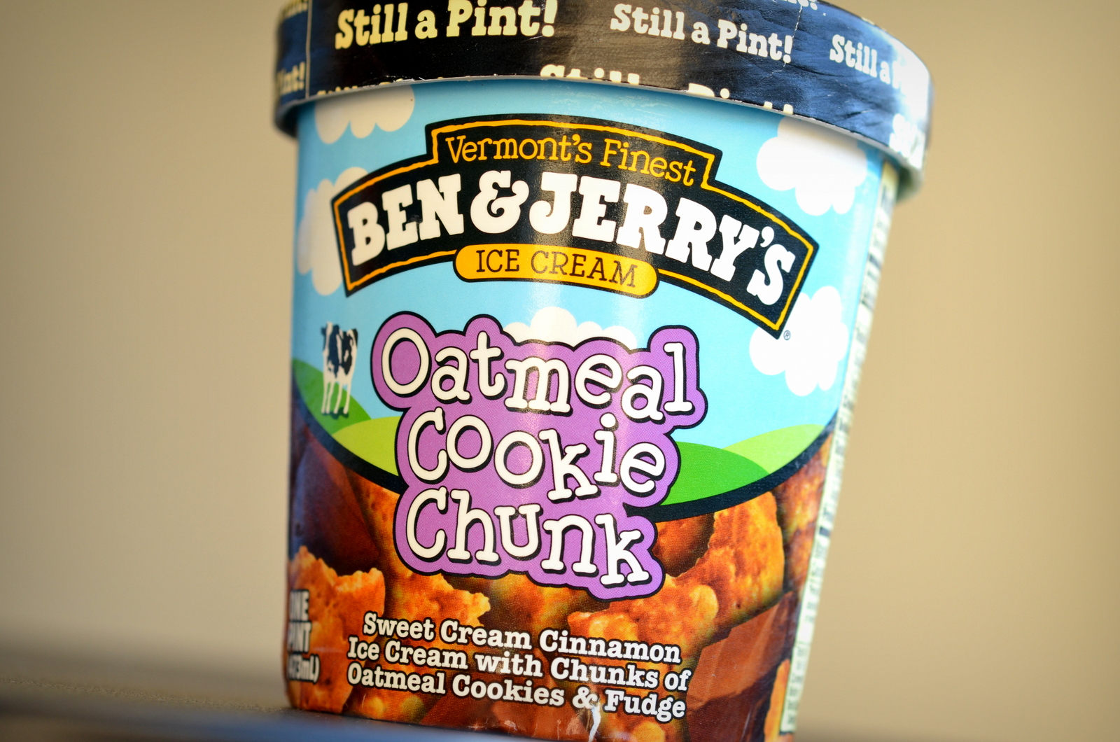 The Ice Cream Informant REVIEW Ben & Jerry's Oatmeal Cookie Chunk