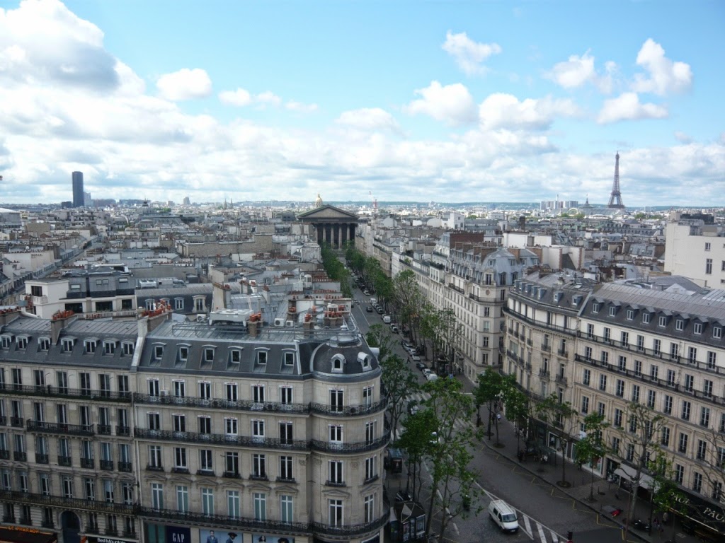 Vue panoramique de Paris - Printemps Haussmann