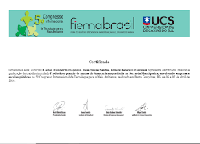 5º Congresso Internacional de Tecnologia para o Meio Ambiente