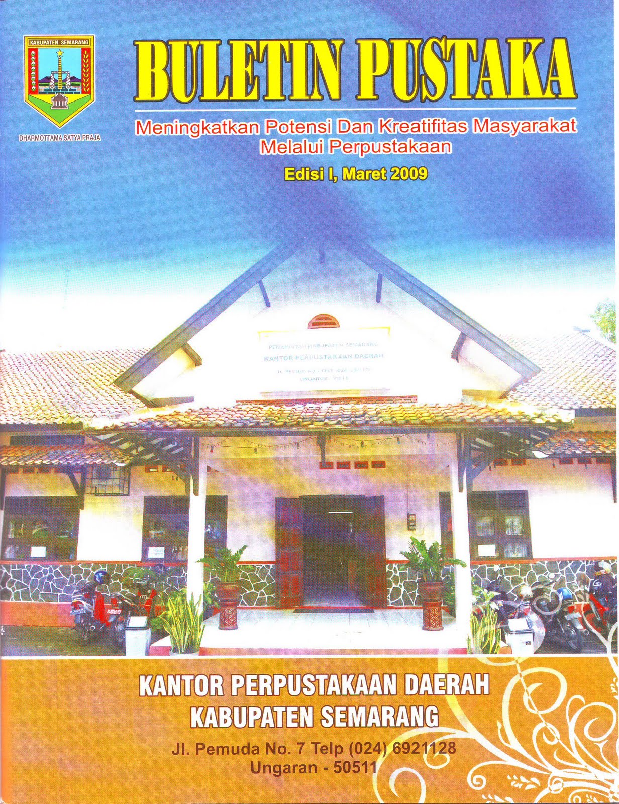 BULETIN PUSTAKA Cover Buletin Pustaka Edisi 1