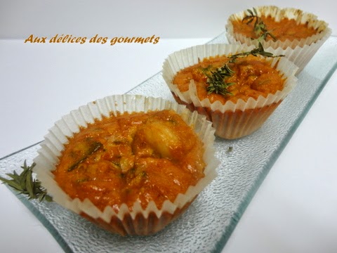 Aux Delices Des Gourmets Petits Flans De Courgettes Aux Crevettes