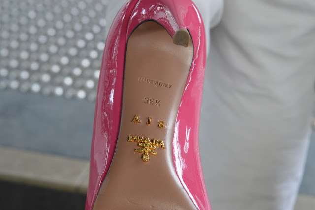 Sydney Fashion Hunter - The Wednesday Pants #41 - Made To Order Pink Prada Pumps