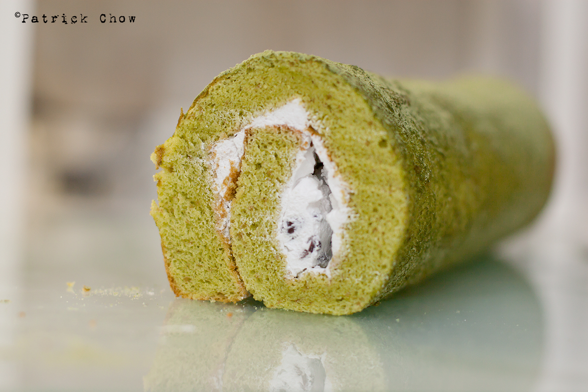 Cook With No Books Matcha red bean cake roll