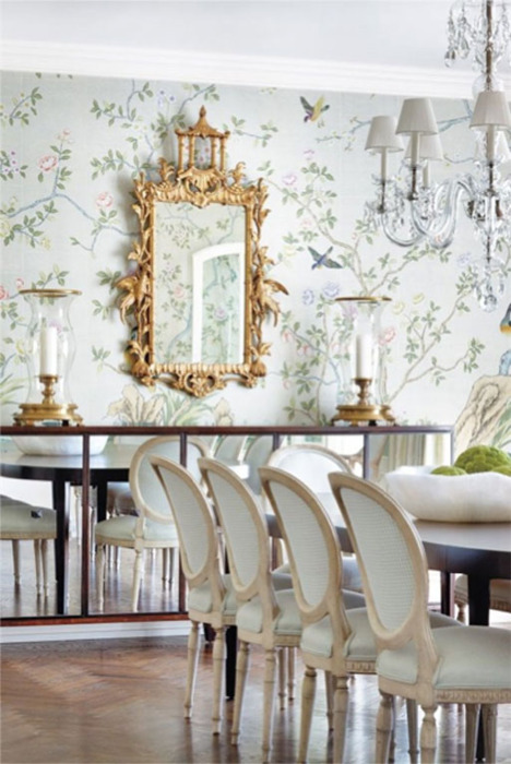 Chinoiserie Chic: The Neutral Chinoiserie Dining Room
