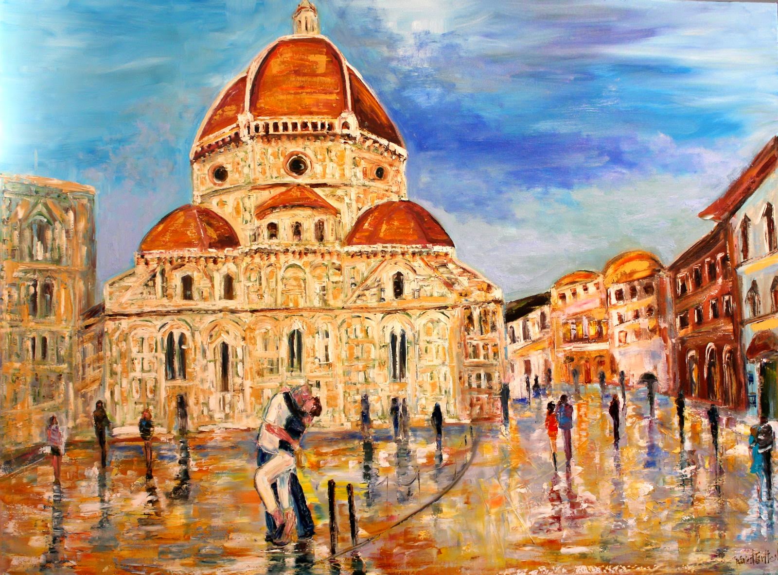 Palette Knife Painters International Original Oil Painting