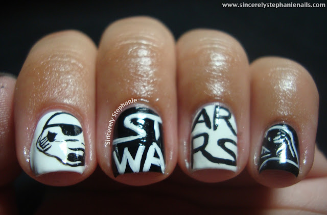 star wars nail art