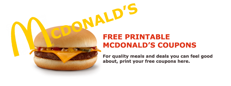 McDonald's Free Coupons