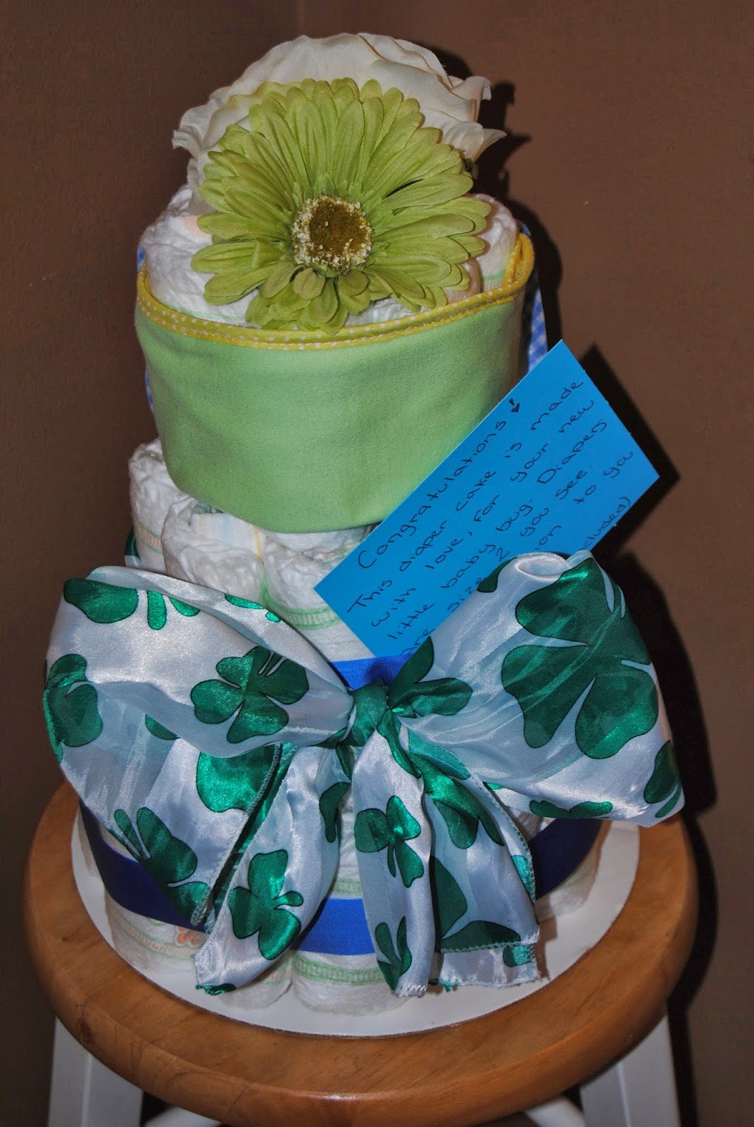 Momma Melly Small Diaper Cake (Easy, Quick & Cost Effective)