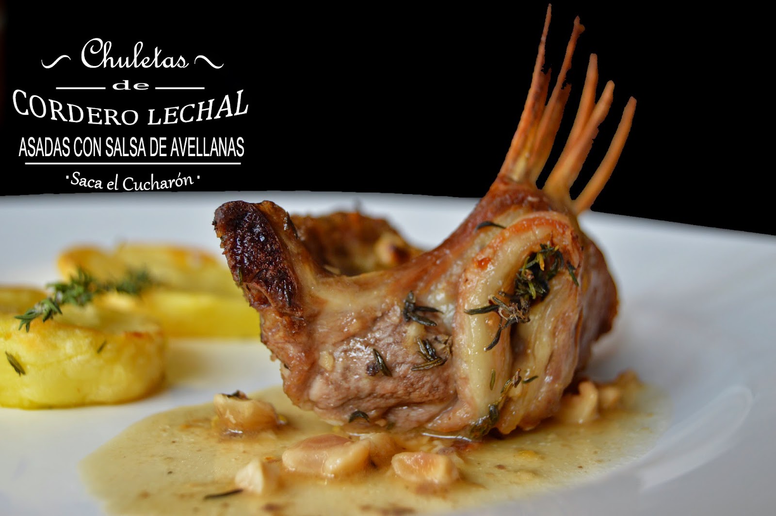 CHULETAS CORDERO SALSA chuletas cordero salsa: