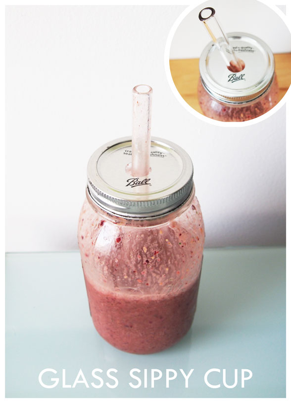 M. Patrizio • Daily Life + DIY Glass Sippy Cup