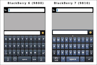 BlackBerry OS 7 Update Virtual Keyboard