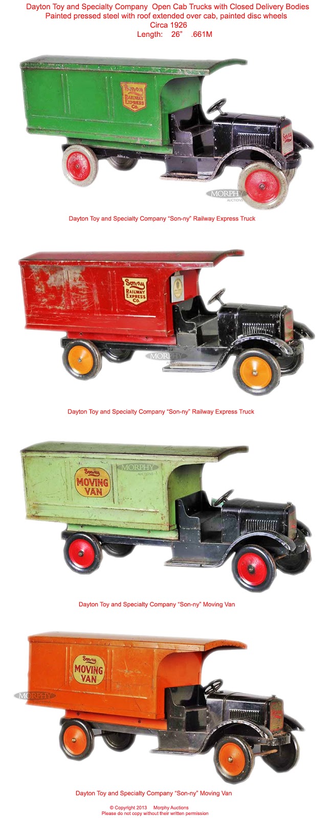 Old Antique Toys 2 Fine Dayton Toy Companies