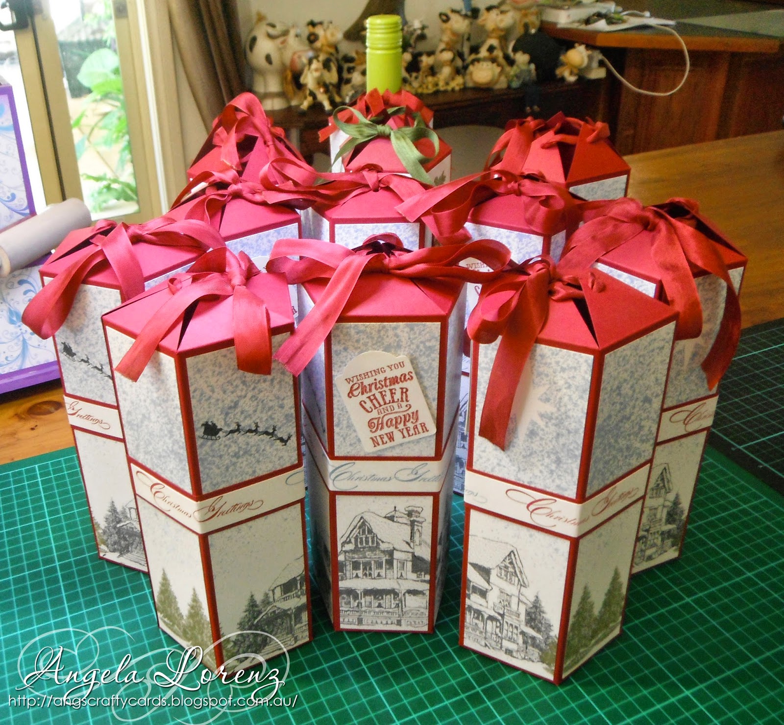 Angela Lorenz Wine Bottle Gift Boxes