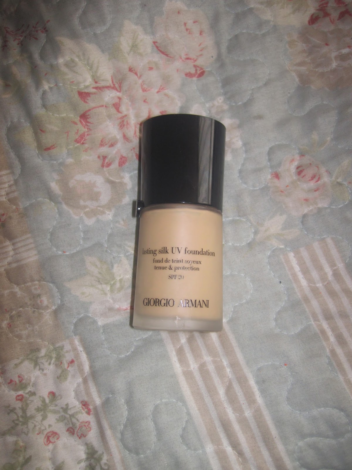 La obsesión de Javi Base Armani Lasting Silk