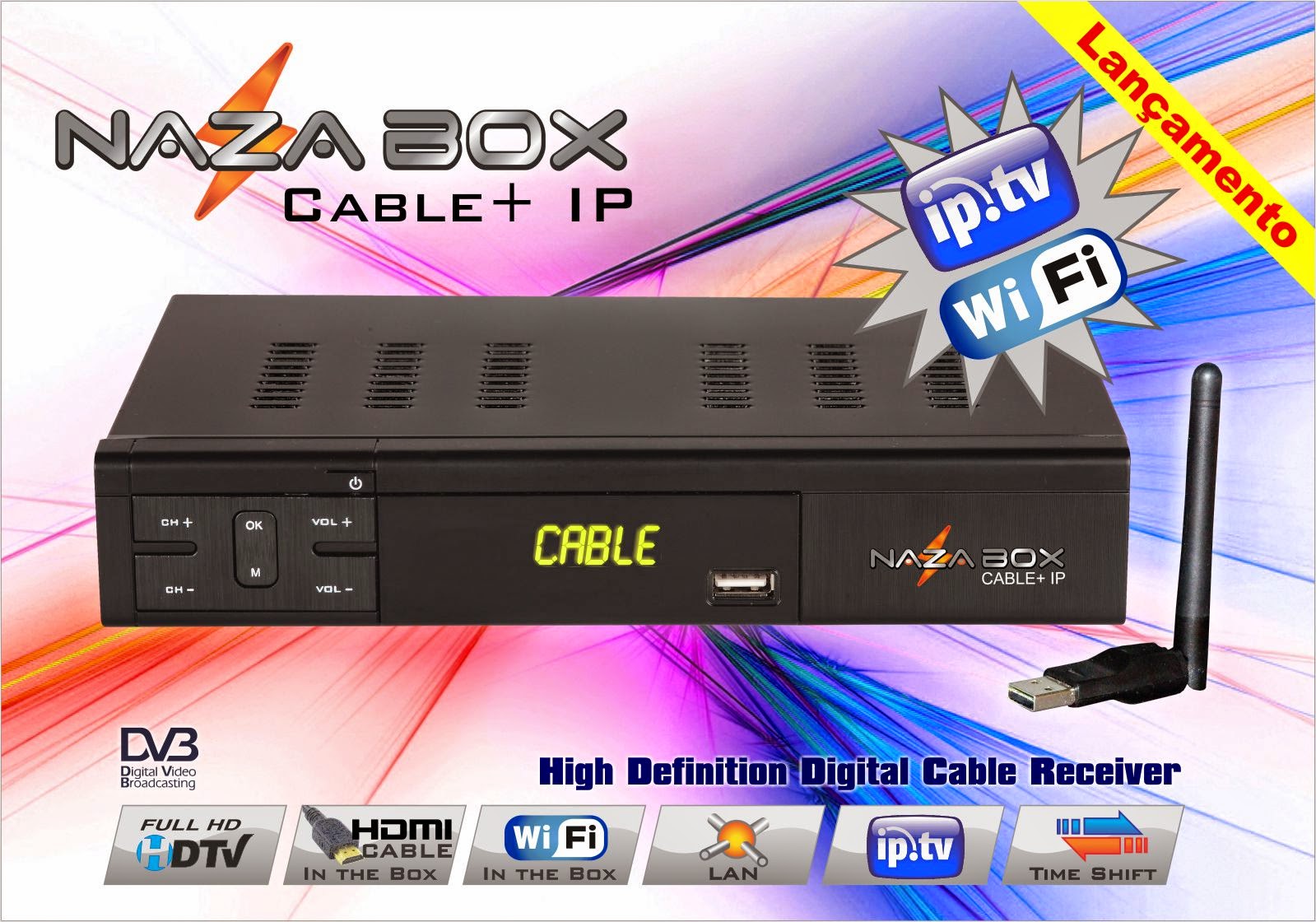 Nova Atualização Nazabox Cable +iptv   HD.data 02/07/2014. Panfleto+Cable++IP