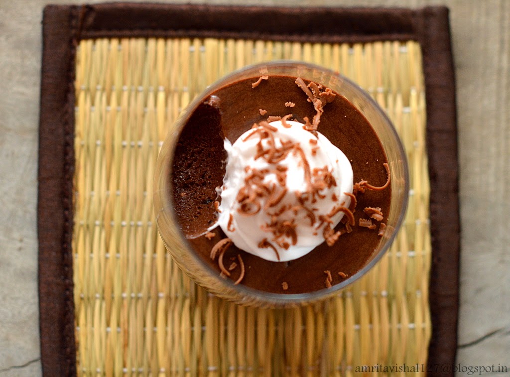Sweet 'n' Savoury Chocolate mousse2 ingredient recipe