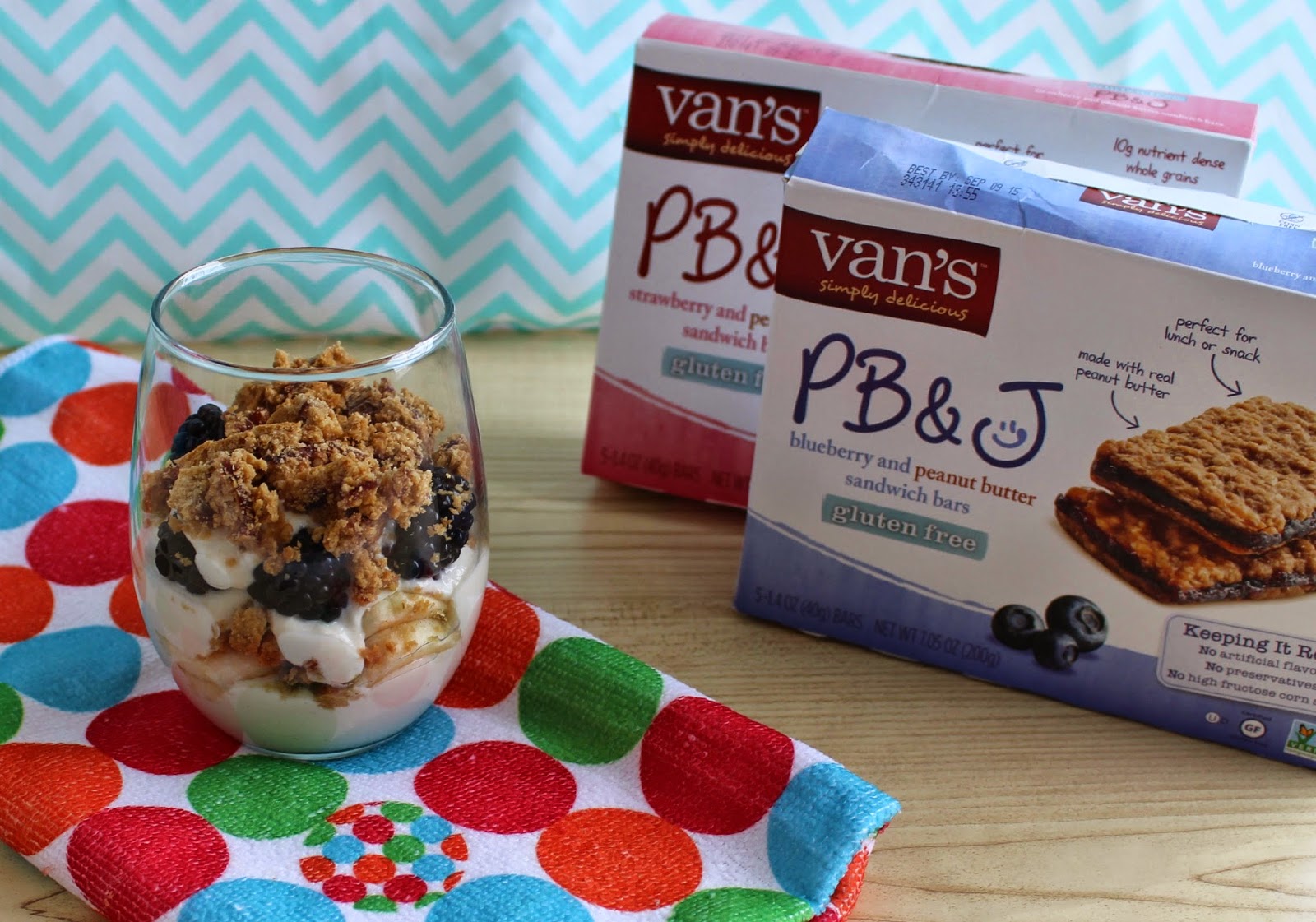 Super Quick Gluten Free PB & J Vanilla Parfait First Time Mom and
