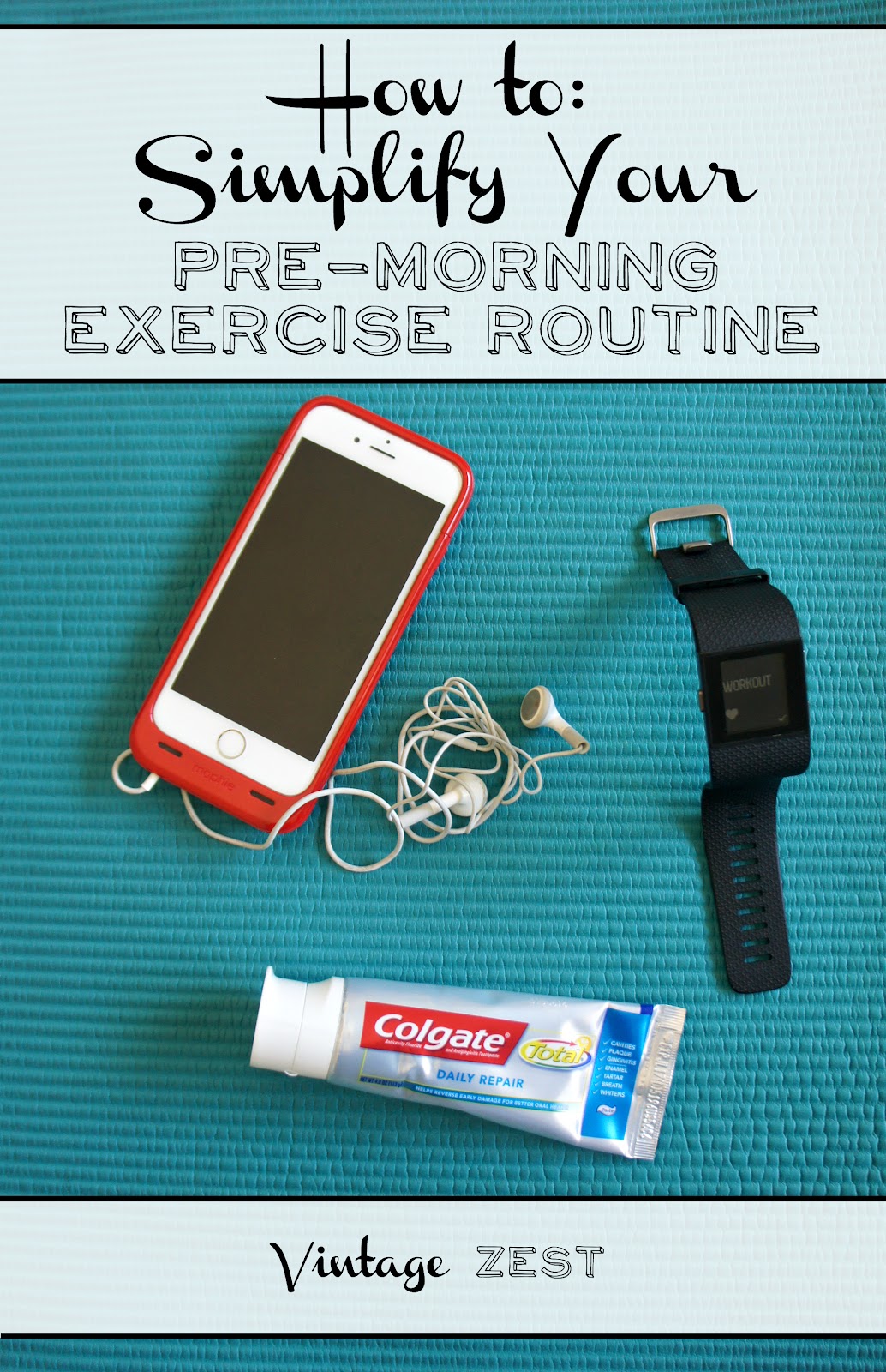 How to Simplify Your Pre-Morning Workout Routine on Diane's Vintage Zest! #ad #DailyRepairDifference