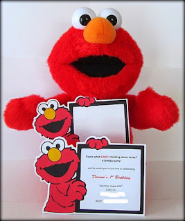 elmo invitations