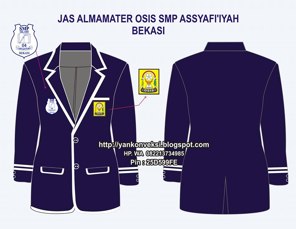 JAKET ALMAMATER OSIS SMP