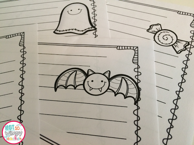 Diary of a Not So Wimpy Teacher: FREE Halloween Writing Menu