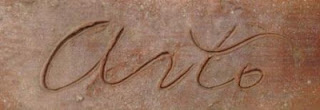 Founder Arto Alajian's signature in clay Founder Arto Alajian's signature in clay