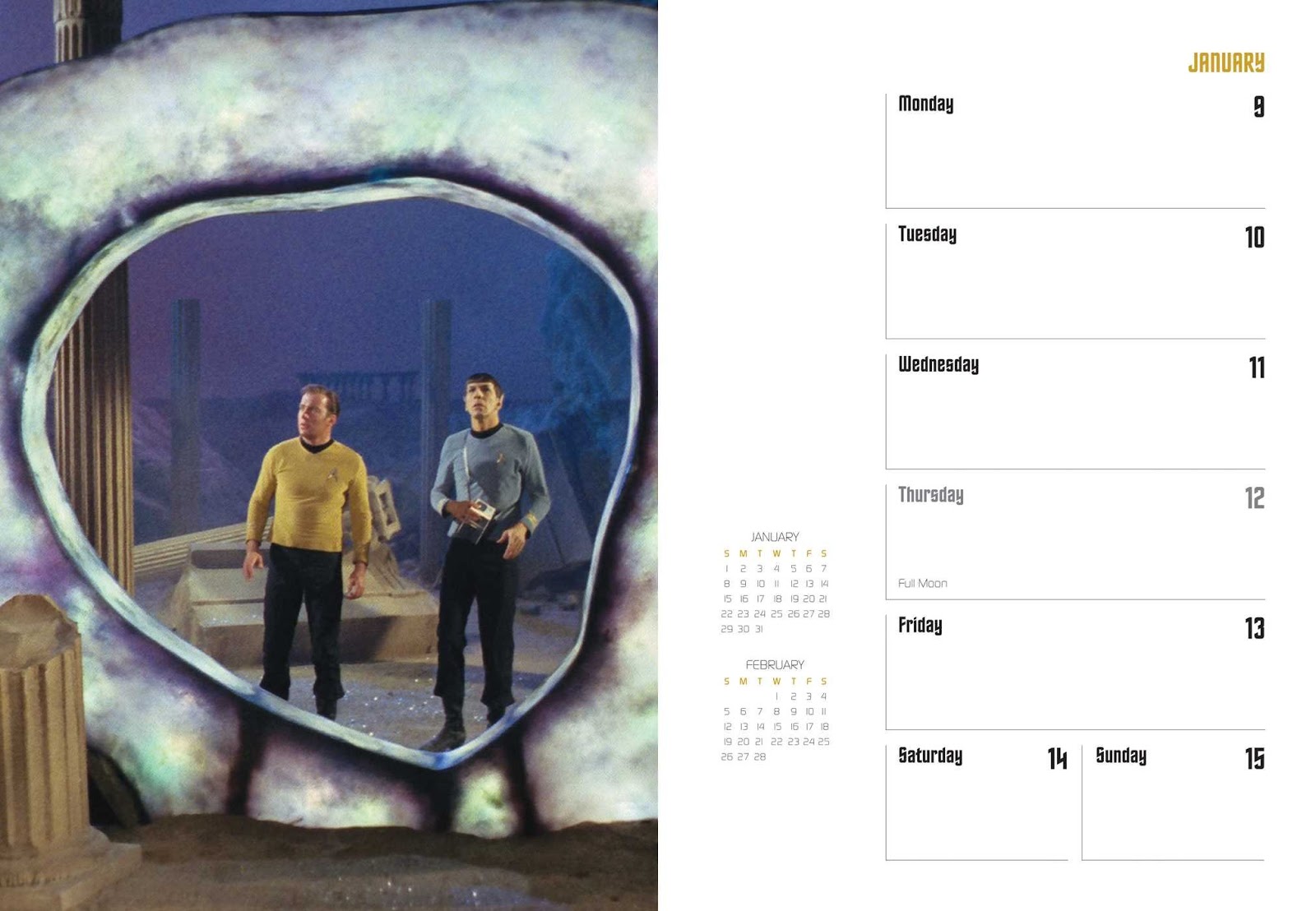 The Trek Collective: 2017 Star Trek calendars revealed