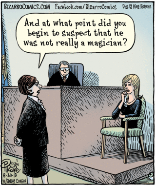 cartoon humor funny magic jokes humour courtroom magician memes legal lawyer comic cartoons trial law court shit school bizarro suspect