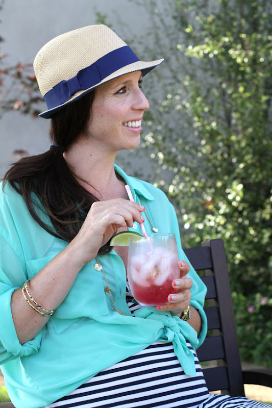 Four Flights of Fancy Ginger Ale, Cranberry & Limeade Spritzer