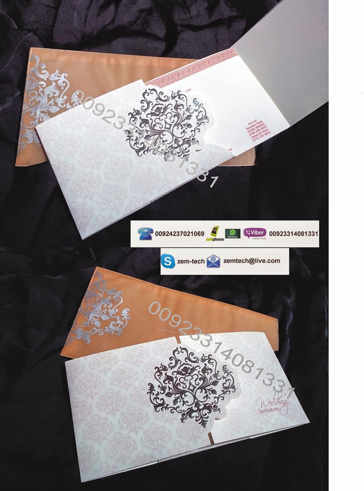 Zem Printers Wedding Cards Pakistan