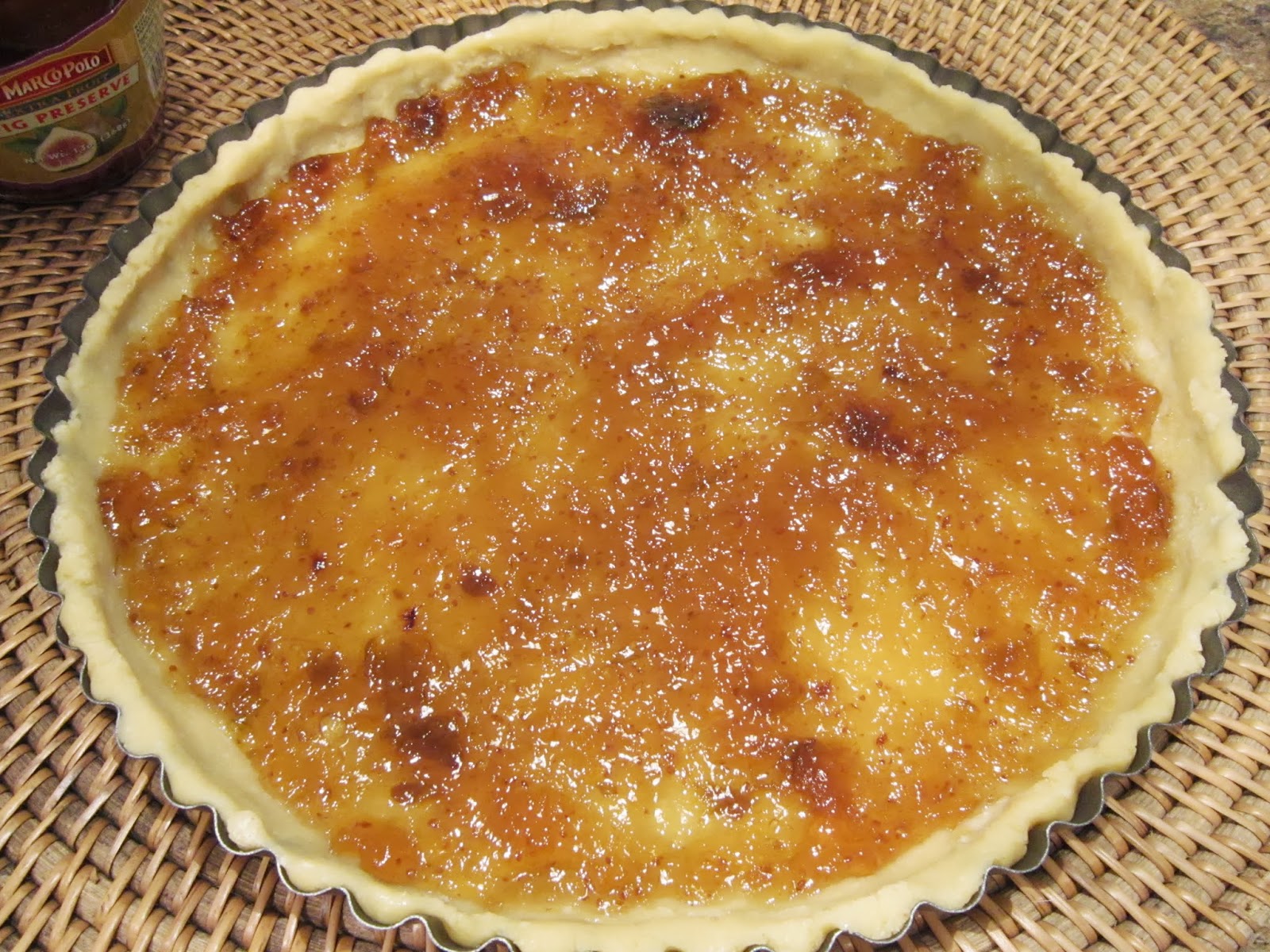 The Italian Next Door Fig and Pine Nut Tart