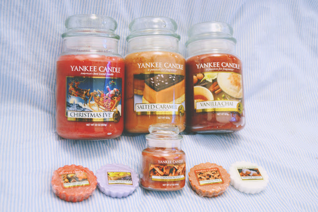 A little haul from today. Something I like about Yankee candles