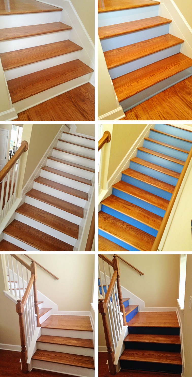 DIY Ombre Staircase
