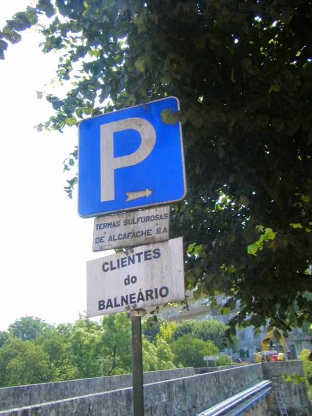 Parque das termas Sulfurosas de Alcafache