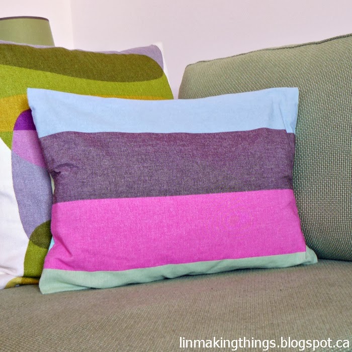 Lin Making Things Tea towel pillow case