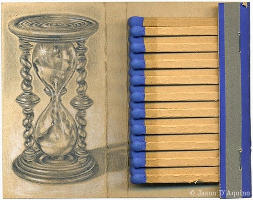 17-Hourglass-Jason-D-Aquino-Vintage-Matchbook-Drawings-www-designstack-co