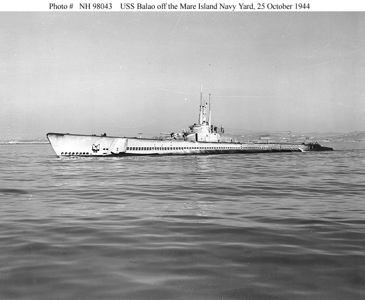 USS BALAO SS 285 Fleet Naval Submarine USN Navy Photo Print 