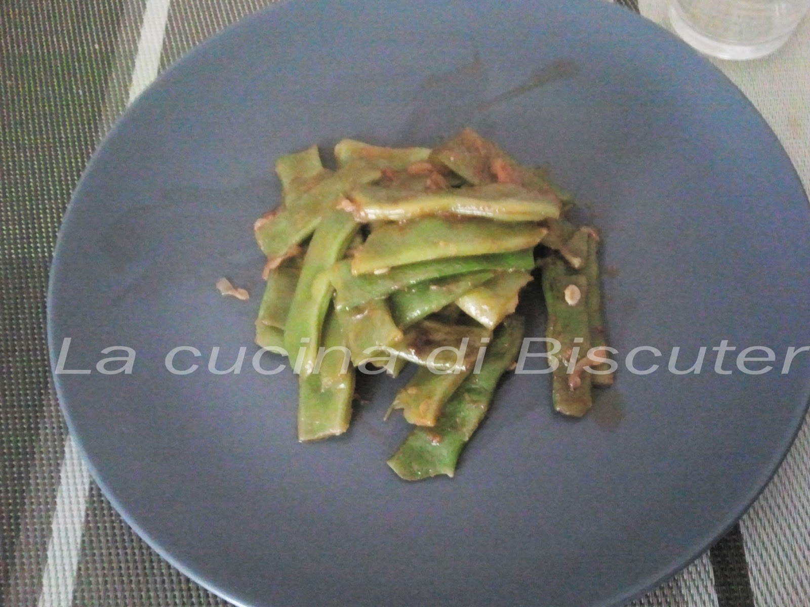 La Cucina Di Biscuter Fagiolini Alle Spezie In Agrodolce Green Beans With Spices And Sour