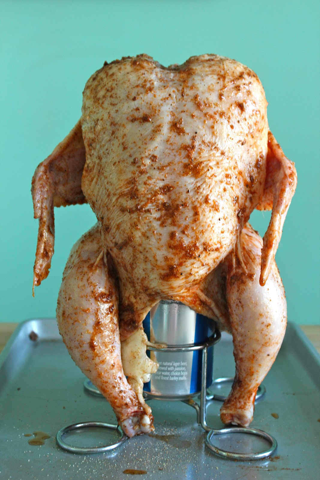 Carey On Lovely Ginger Beer Can Chicken with Chinese 5Spice