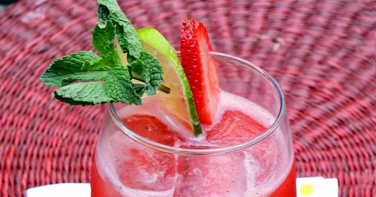 Cooking Creation Strawberry, Mint & Lime Agua Fresca