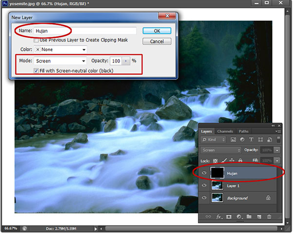 Cara Membuat Efek Hujan Menggunakan Photoshop Cara Membuat Efek Hujan Menggunakan Photoshop