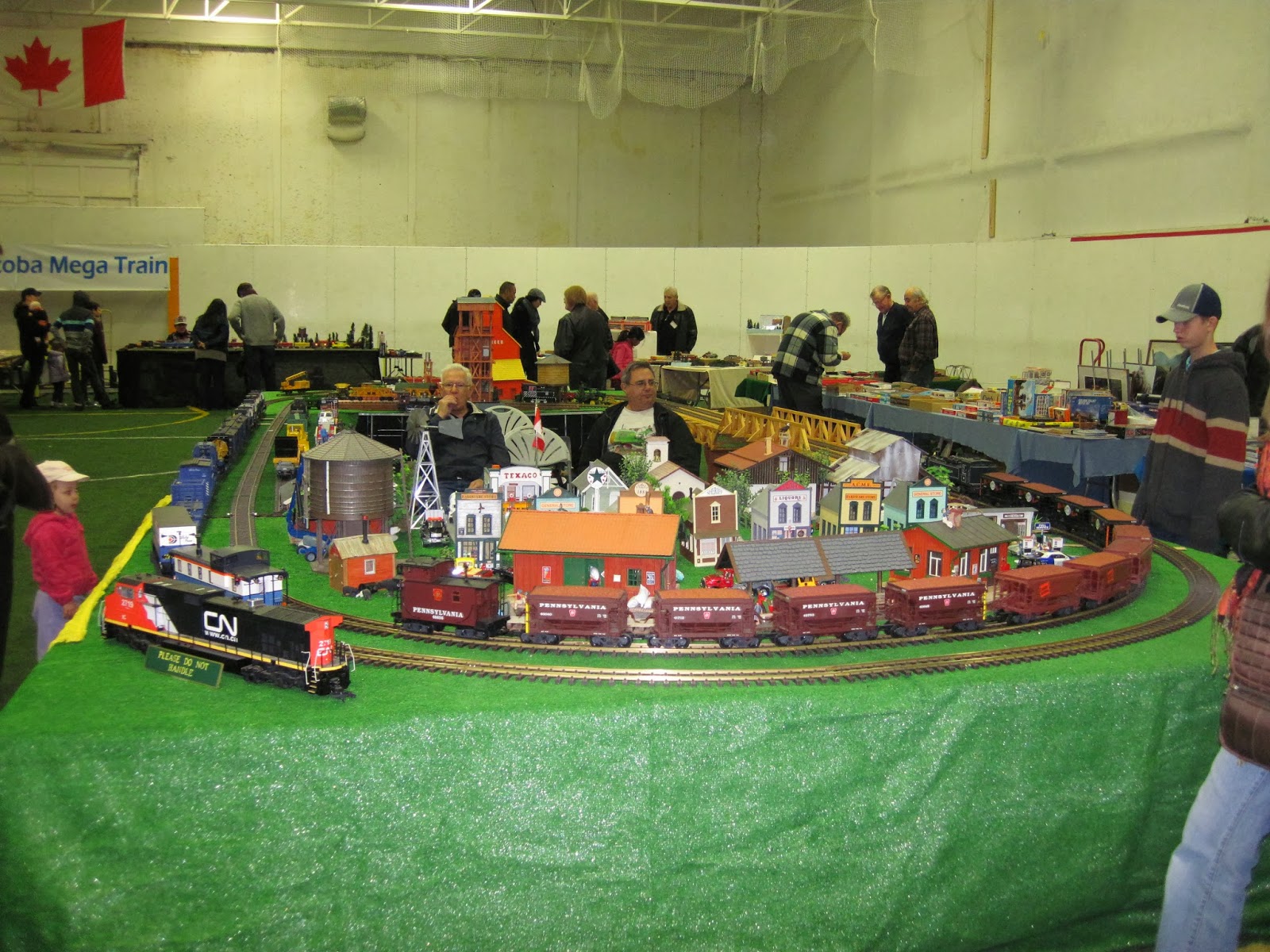 Winnipeg Model Railroad Club G gauge at the Manitoba Mega Train show