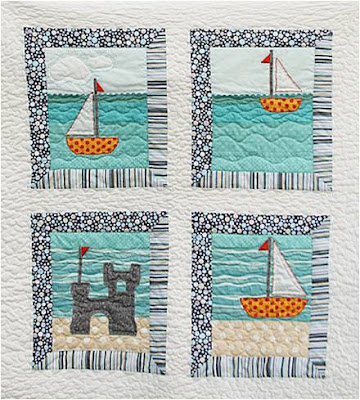 Easy Sailing , 39.5 x 44.5â€œ, by Heather and Megan , a   t Quilt Story