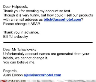 email account user id funny fail accor hotel 