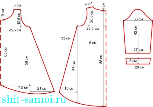 Схемы вязания спицами круглой кокетки сверху вниз Схемы вязания спицами круглой кокетки сверху вниз