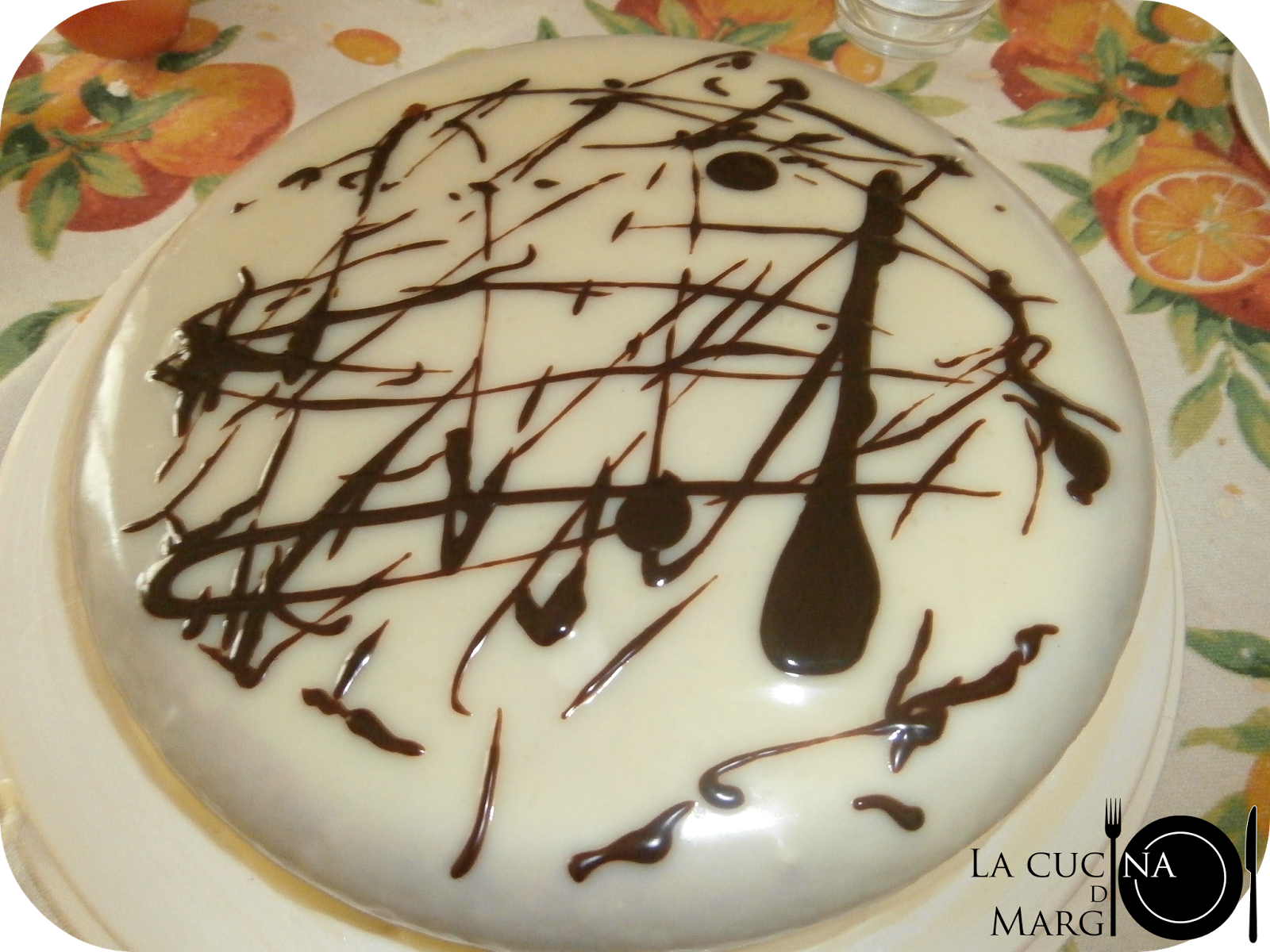 Torta allo yogurt con ganache al cioccolato bianco