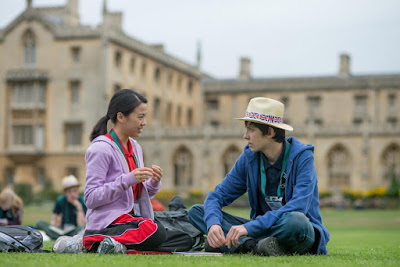 Jo Yang and Asa Butterfield in A Brilliant Young Mind