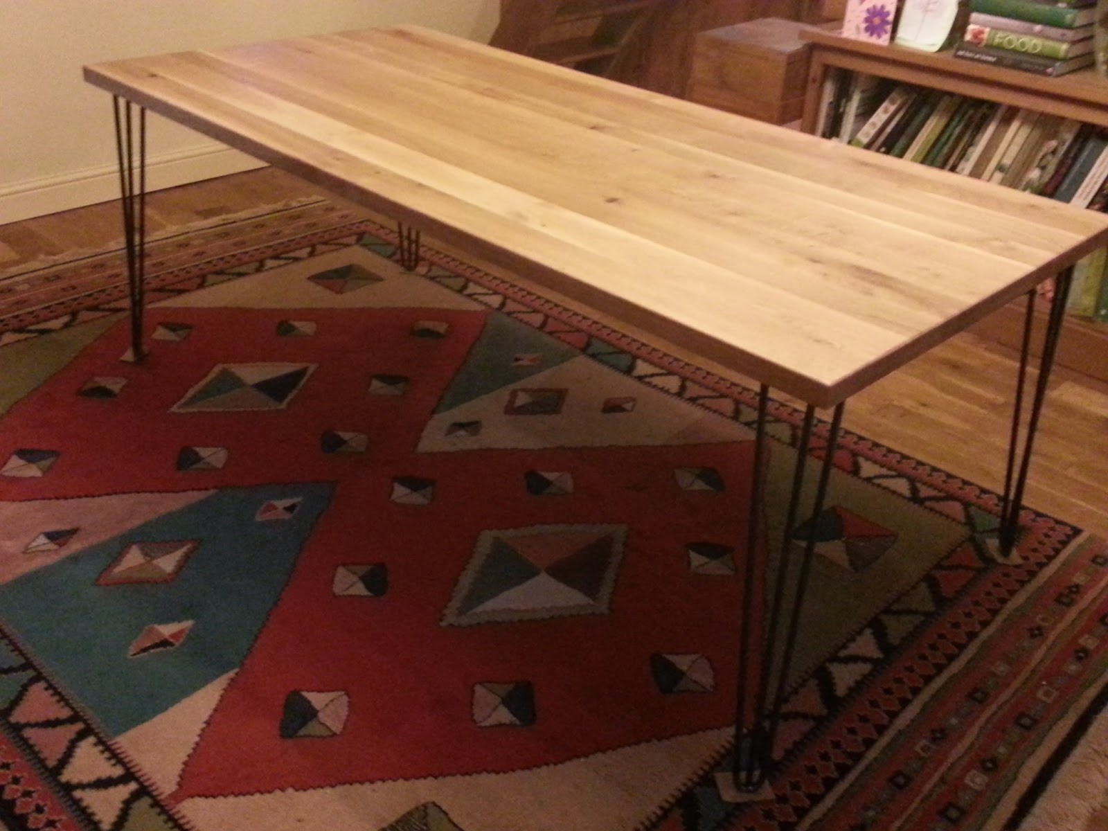 make a table from kitchen worktop