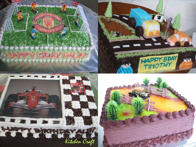 Gambar kue ulang tahun anak laki-laki dan perempuan - Gambar-gambar